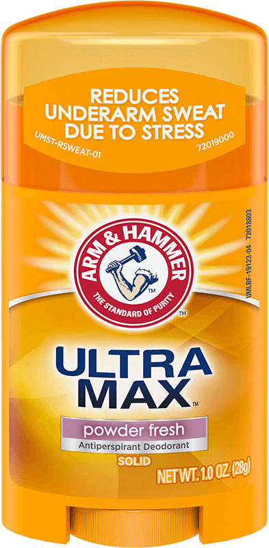 Arm & Hammer, UltraMax, Solid Antiperspirant Deodorant, Powder Fresh, 1 oz (28 g)