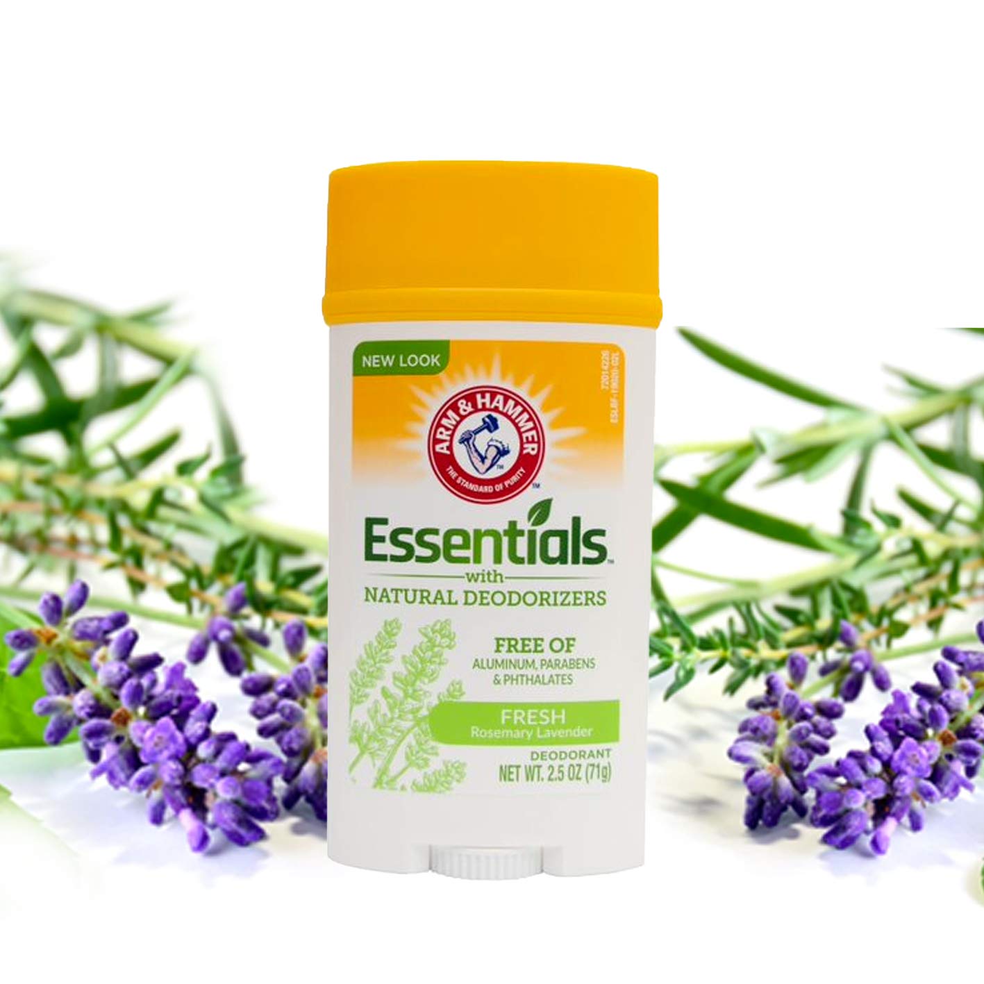 Arm & Hammer, Essentials with Natural Deodorizers, Deodorant, Rosemary Lavender, 2.5 oz (71 g)