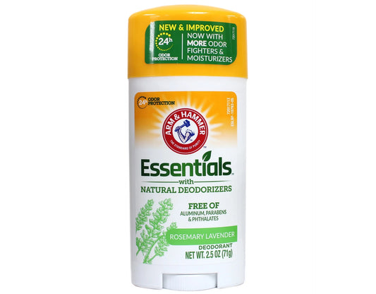 Arm & Hammer, Essentials with Natural Deodorizers, Deodorant, Rosemary Lavender, 2.5 oz (71 g)