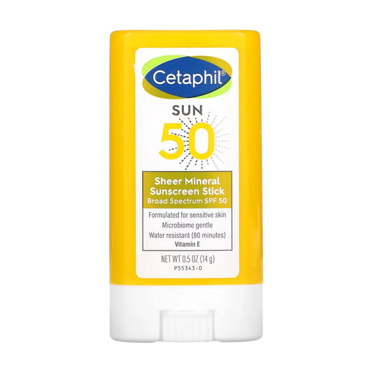 Cetaphil Sun Sheer Mineral Sunscreen Stick for Face and Body SPF 50 14gm