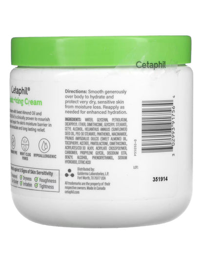 Cetaphil, Moisturizing Cream, Fragrance Free, 16 oz (453 g)